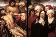 MEMLING, Hans Diptych with the Deposition painting